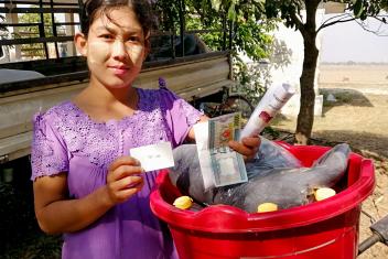 One of the most effective ways to help people overcome hardship is to give them cash. Unlike supplies, cash transfers deliver immediate relief, while empowering families to make their own choices around what they need most. In Myanmar, we distributed cash and launched the country’s first-ever electronic voucher system.